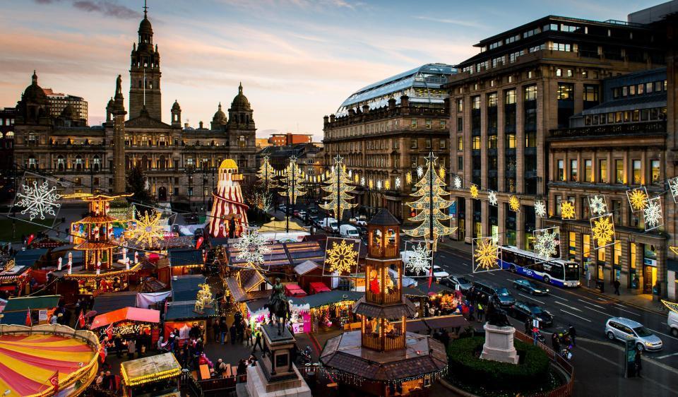 Glasgow Central Station Skyline Apartment With Parking Chambre photo