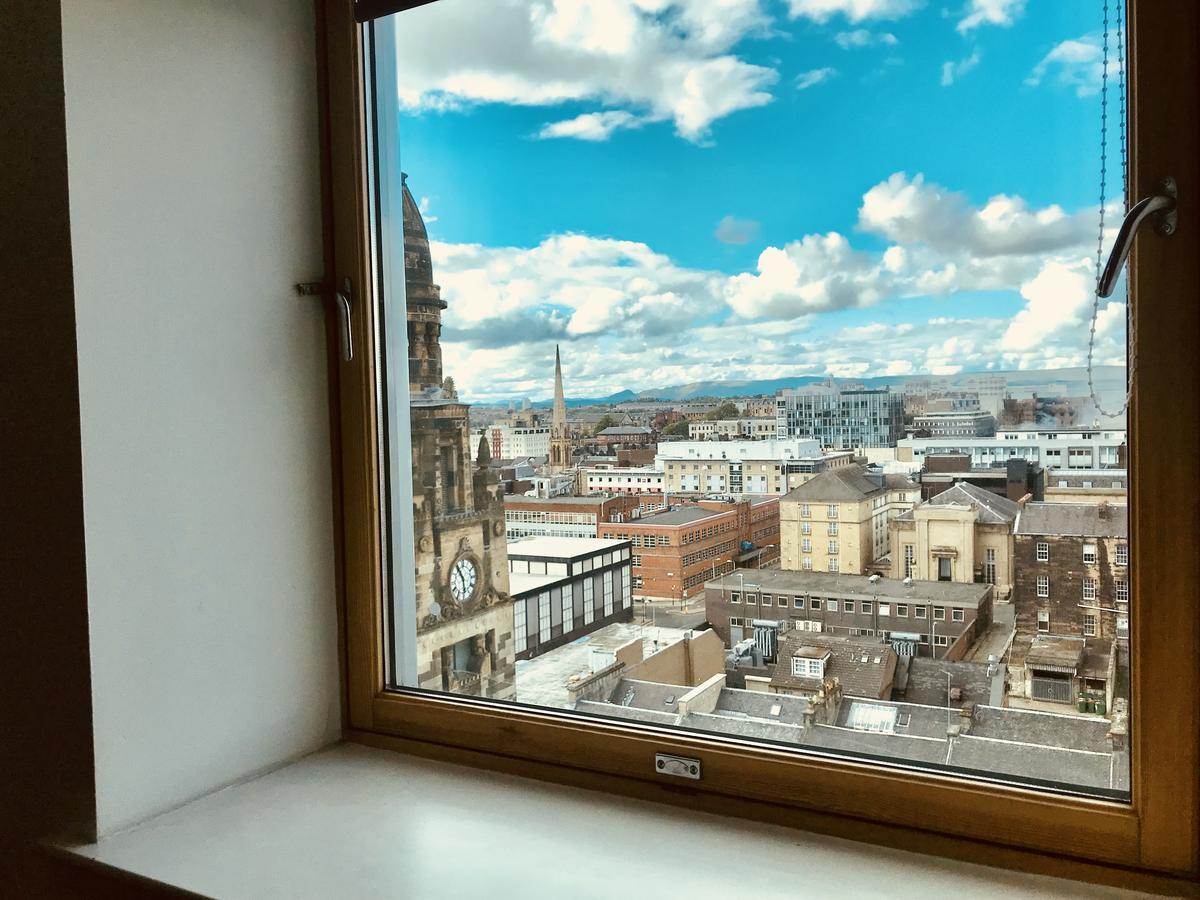 Glasgow Central Station Skyline Apartment With Parking Extérieur photo